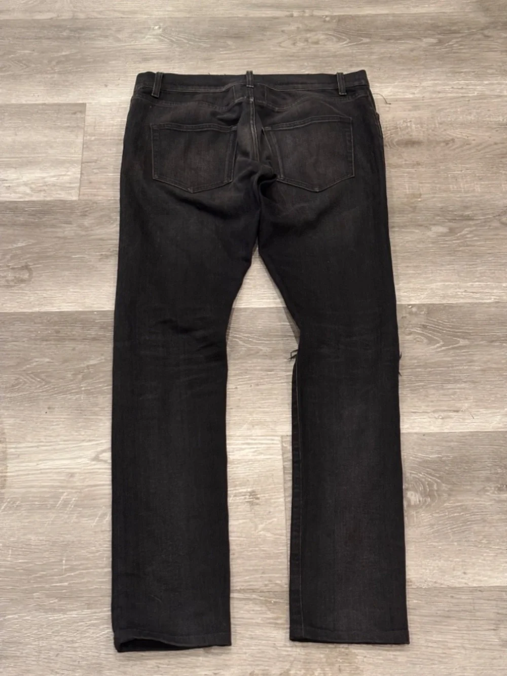 Saint Laurent Paris Jeans Mens 32X32 Slim Black Distressed Denim D02 M/SK-LW